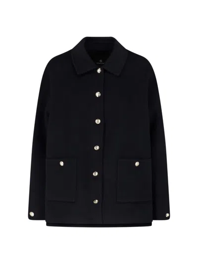Anine Bing Wool And Cashmere Jacket In Black