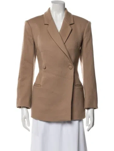 Pre-owned Anine Bing Wool Blazer In Brown