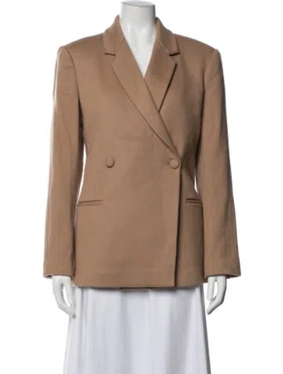 Pre-owned Anine Bing Wool Blazer In Brown