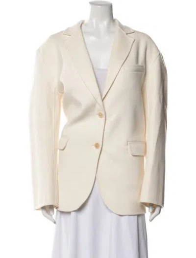 Pre-owned Anine Bing Wool Blazer In Green