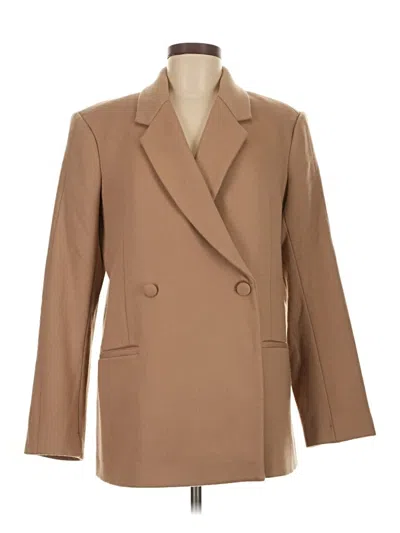 Pre-owned Anine Bing Wool Blazer Jacket In Brown
