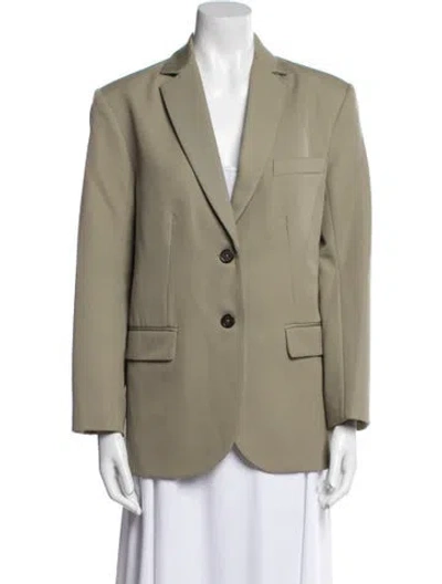 Pre-owned Anine Bing Wool Blazer In Neutral