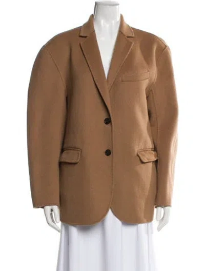 Pre-owned Anine Bing Wool Blazer In Neutral