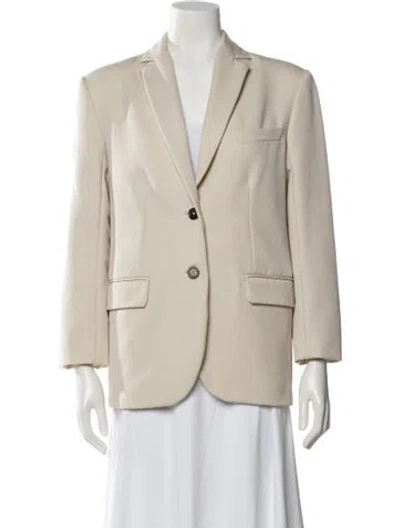 Pre-owned Anine Bing Wool Blazer In Neutral