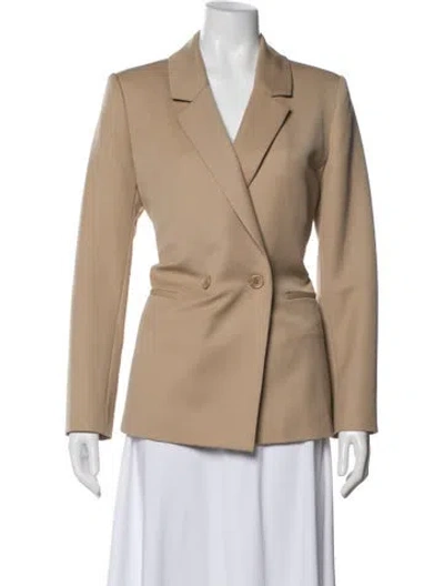Pre-owned Anine Bing Wool Blazer In Neutral