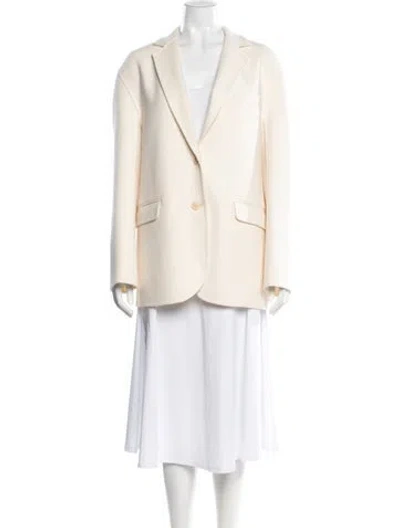 Pre-owned Anine Bing Wool Blazer In Neutral