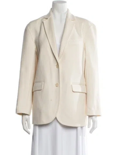 Pre-owned Anine Bing Wool Blazer In Neutral