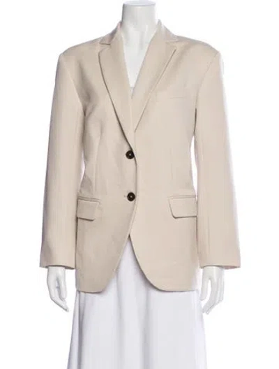 Pre-owned Anine Bing Wool Blazer In Neutral