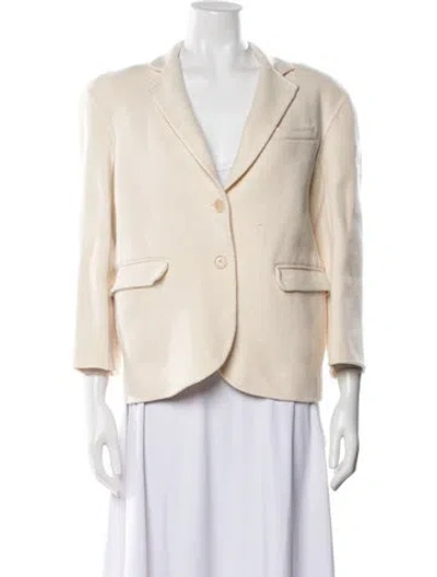 Pre-owned Anine Bing Wool Blazer In Neutral