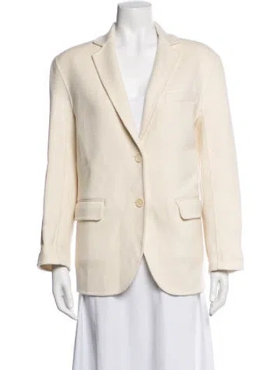 Pre-owned Anine Bing Wool Blazer In Neutral