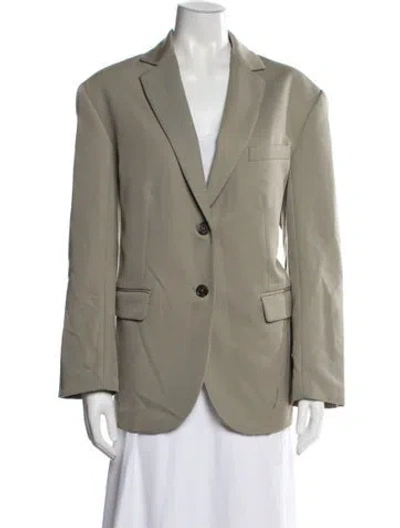 Pre-owned Anine Bing Wool Blazer In Neutral