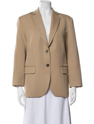 Pre-owned Anine Bing Wool Blazer In Neutral