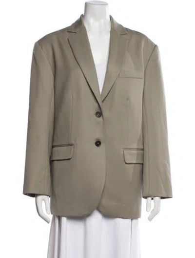 Pre-owned Anine Bing Wool Blazer In Neutrals
