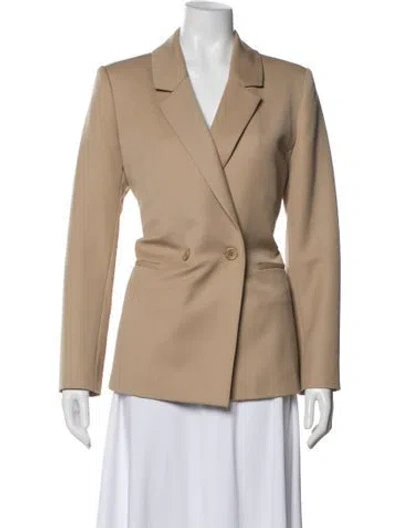 Pre-owned Anine Bing Wool Blazer In Neutrals