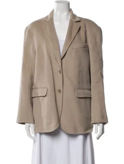 Pre-owned Anine Bing Wool Blazer W/ Tags In Neutral