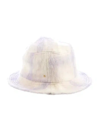 Pre-owned Anine Bing Wool Bucket Hat W/tags In Neutral