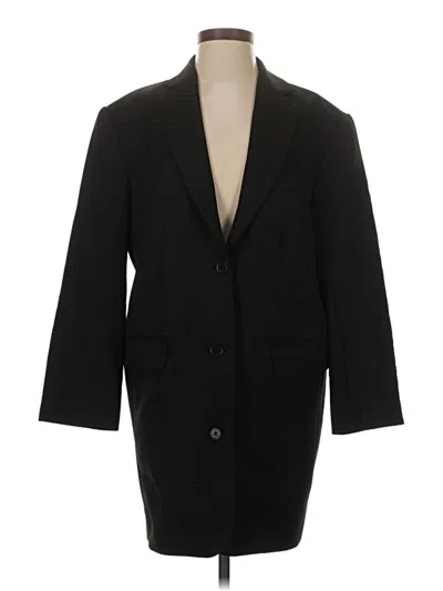 Pre-owned Anine Bing Wool Coat In Black