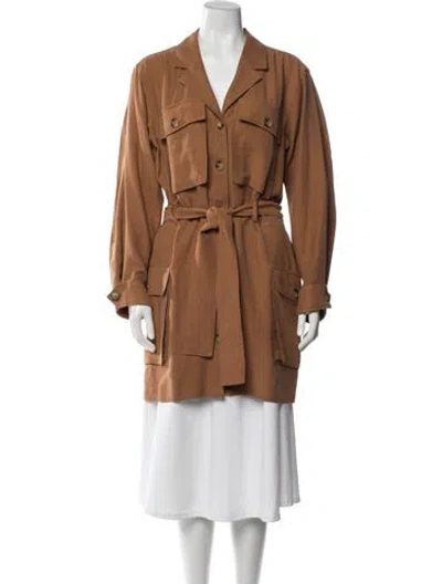 Pre-owned Anine Bing Wool Coat In Brown