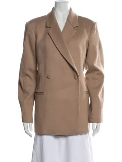 Pre-owned Anine Bing Wool Coat In Brown