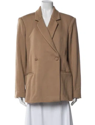 Pre-owned Anine Bing Wool Coat In Brown
