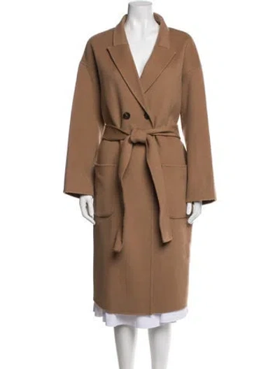 Pre-owned Anine Bing Wool Coat In Neutrals