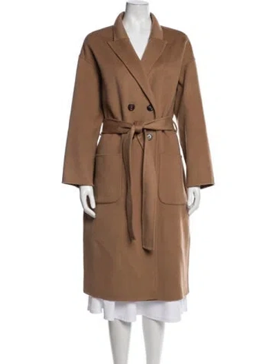 Pre-owned Anine Bing Wool Coat In Neutrals