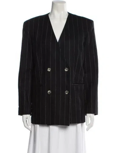 Pre-owned Anine Bing Wool Evening Jacket In Black
