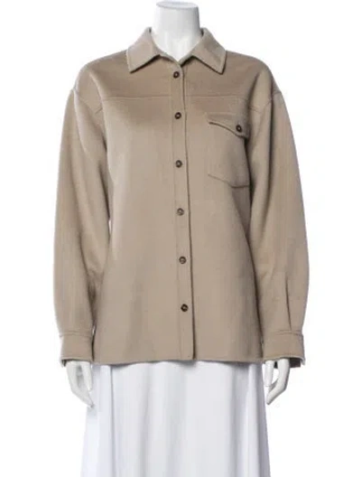 Pre-owned Anine Bing Wool Jacket In Neutral