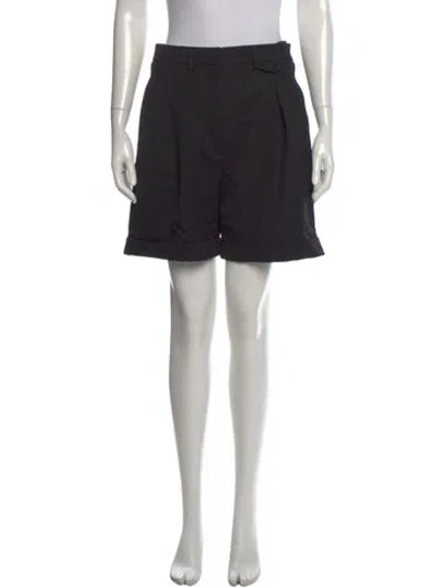Pre-owned Anine Bing Wool Knee-length Shorts In Black
