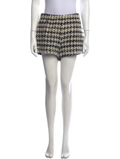 Pre-owned Anine Bing Wool Mini Shorts W/ Tags In White
