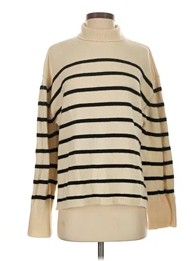 Pre-owned Anine Bing Wool Pullover Sweater In Tan