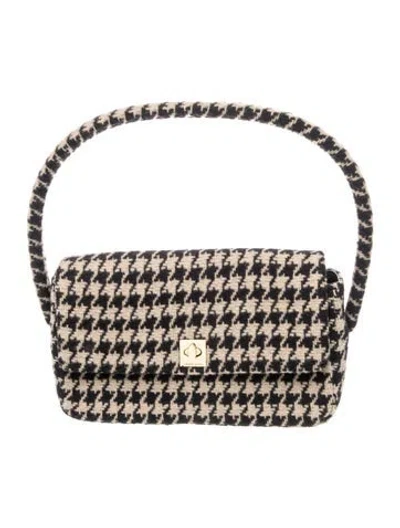 Pre-owned Anine Bing Wool Shoulder Bag In Black