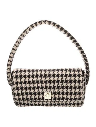 Pre-owned Anine Bing Wool Shoulder Bag In White