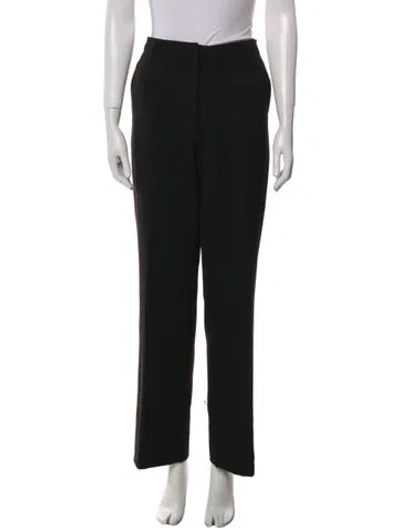 Pre-owned Anine Bing Wool Wide Leg Pants In Blue