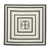 Anine Bing York Monogram Scarf In Multi