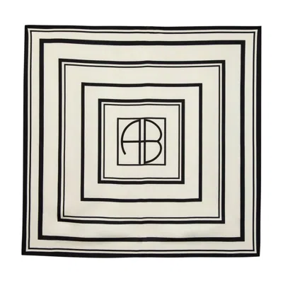 ANINE BING ANINE BING YORK MONOGRAM SCARF