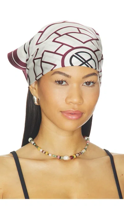 Anine Bing York Scarf Ab In White