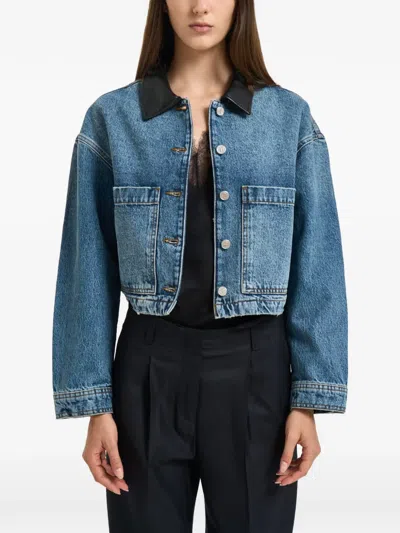 Anine Bing Yuma Jacket In Blue