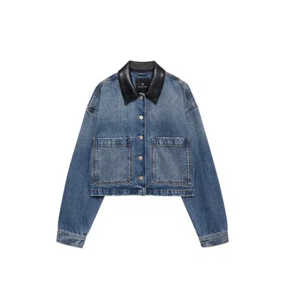 Anine Bing Yuma Jacket In Blue