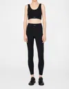 Anine Bing Black Yves Sport Bra In Black