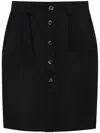 Anine Bing Zaire Midirock In Schwarz