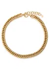 Anisa Sojka The Mini Juliet 18kt Gold-plated Chain Necklace In Gold