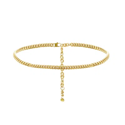 Anisa Sojka Women's Gold Chain Link Belt