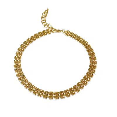 Anisa Sojka Women's Gold Watch Band Necklace