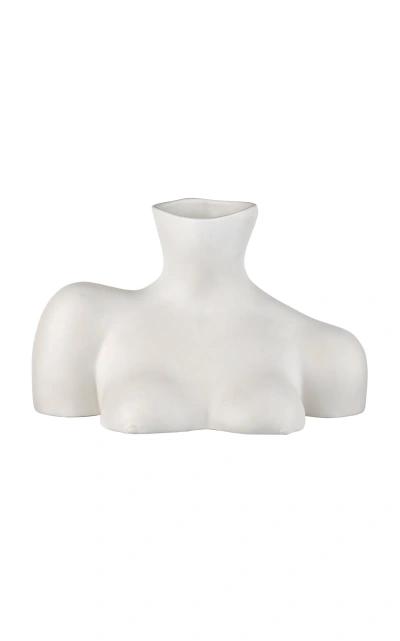 Anissa Kermiche Breast Friend Vase In White