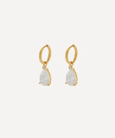 Anissa Kermiche Gold-plated Vermeil Silver Ile Flottante Hoop Earrings