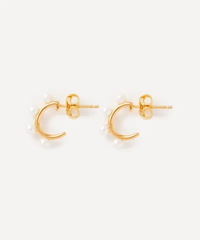 Anissa Kermiche Gold-plated Vermeil Silver La Mignonne Hoop Earrings