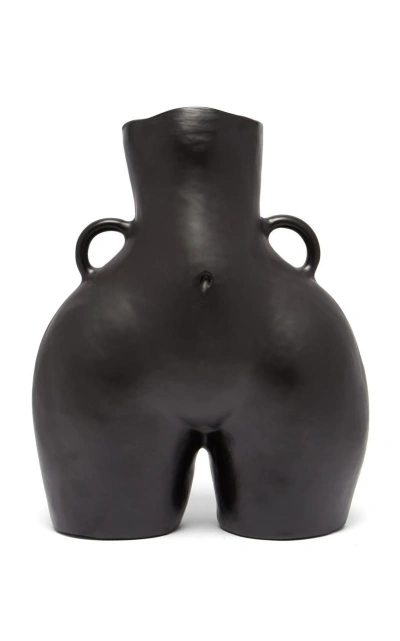 Anissa Kermiche Love Handles Vase In Black