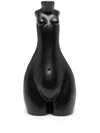 Anissa Kermiche Tit For Tat Ceramic Candle Holder (26cm) In Black