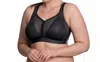 Anita Air Control Deltapad Sports Bra In Anthracite In Black
